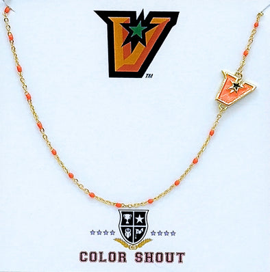 N201 - UTRGV  Side Logo Necklace