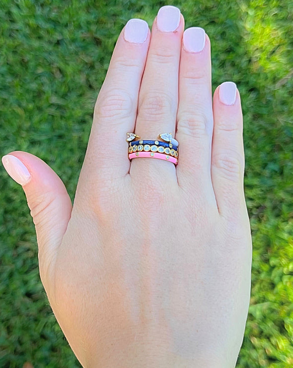 Delta Gamma Mega Stack Rings