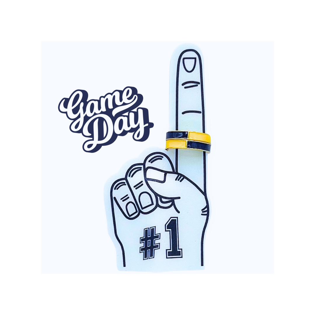 R207-Game Day: Team Colors Stack Ring Set – Color Shout