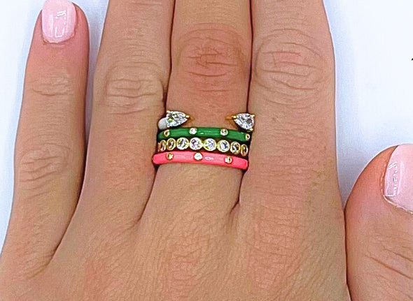 Delta Zeta Mega Stack Rings