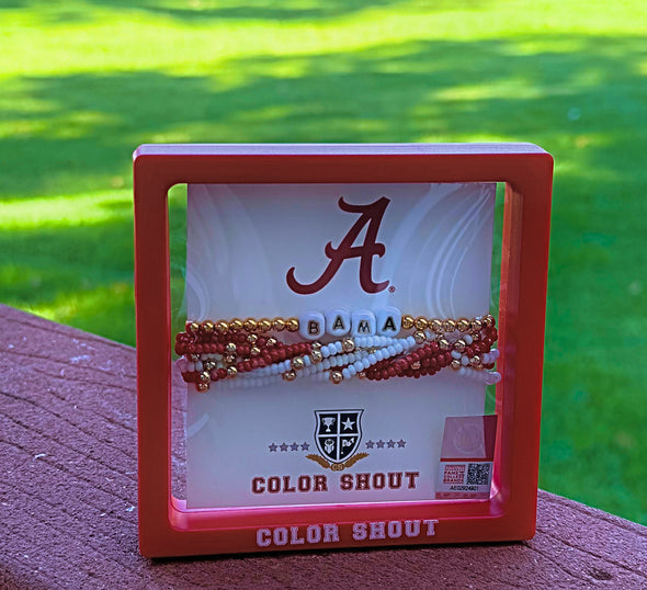 B202 - 'I Love' Alabama Bracelet Stack