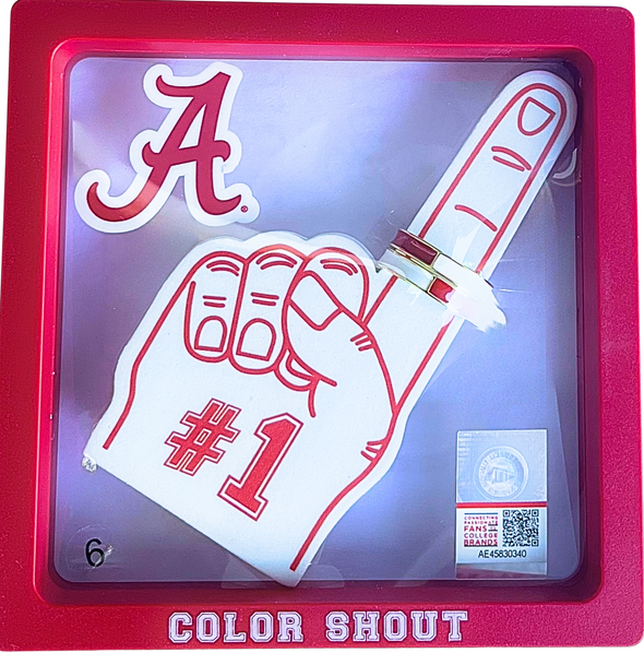 R207 - Alabama: Team Colors 50/50 Stack Ring Set