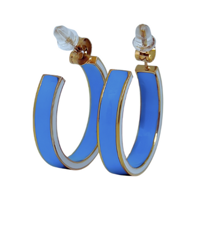 E206 - UNC : University of North Carolina 50/50 Enamel Gameday Hoops