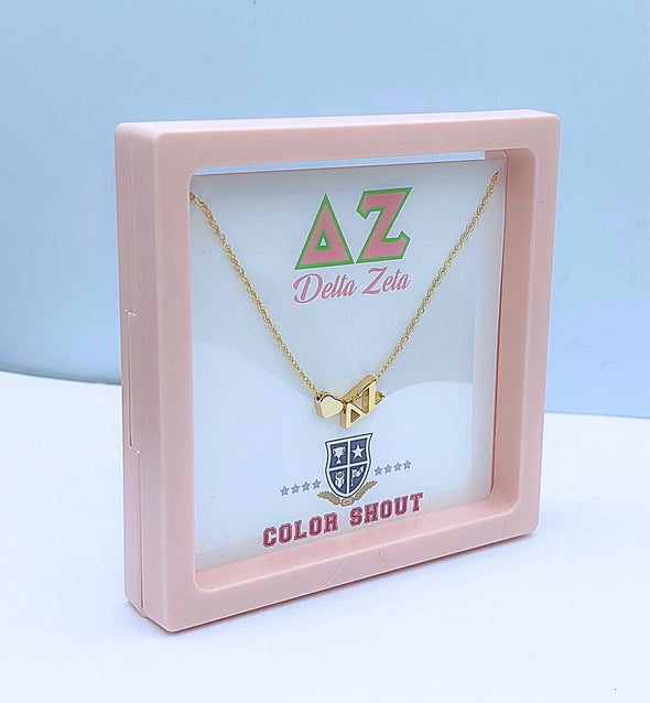 Delta Zeta Heart Necklace