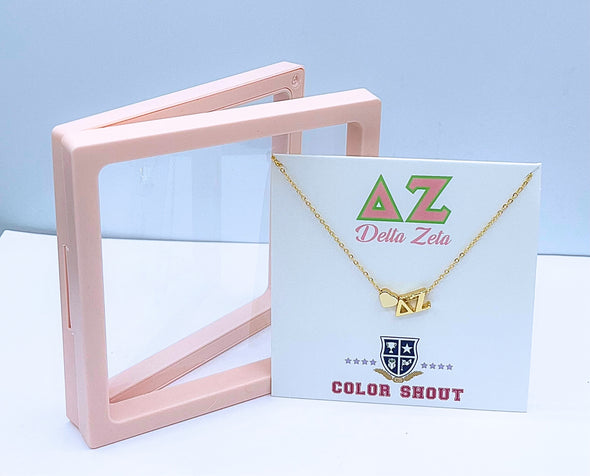 Delta Zeta Heart Necklace