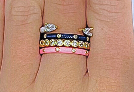 Delta Gamma Mega Stack Rings