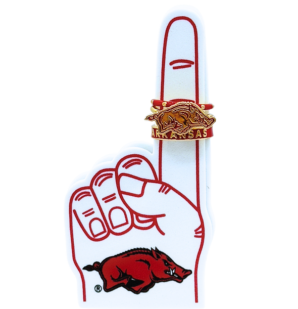 R210: College Stack Ring Set of Three