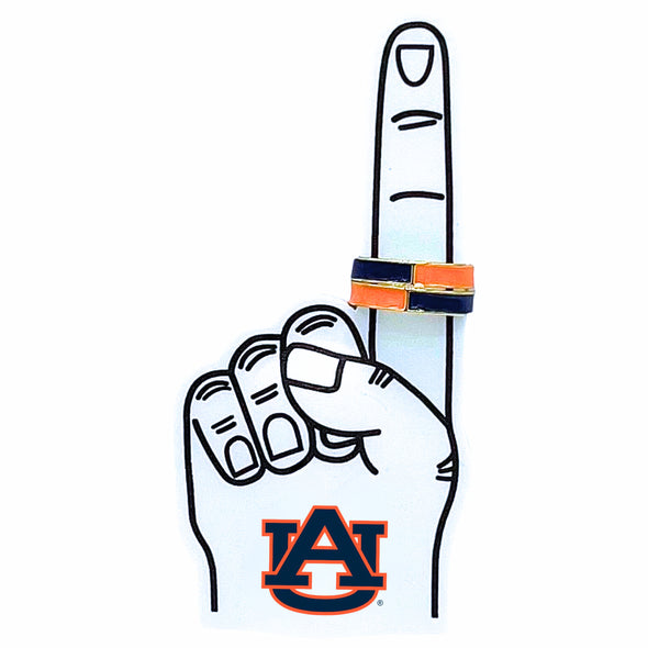 Auburn Game Day: Team Colors Stack Ring Set