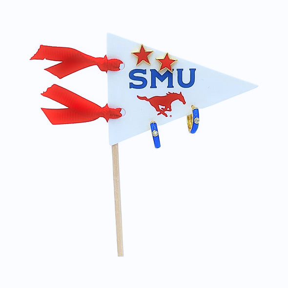 College: Pennant Pair Earring Set