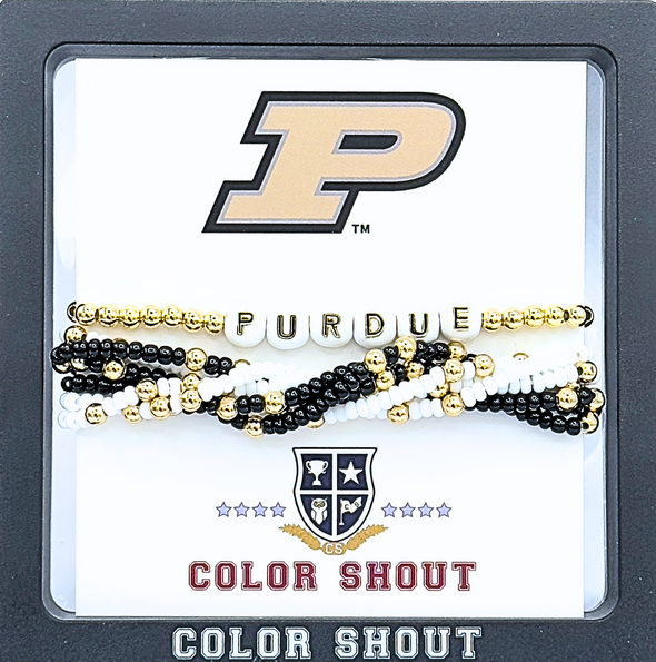 B209 - PUR  'Lucky 7' Boiler Maker Bracelet Stack