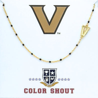 N201 - VAN : Vanderbilt University Side Logo Necklace