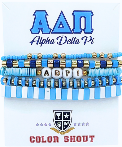 Alpha Delta Pi 5 Bracelet Mega Stack