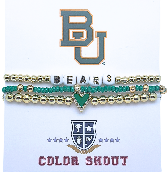 B202 - 'I Love' Baylor Bracelet Stack
