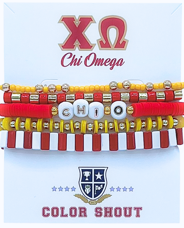 B204-Sorority 5 Bracelet Mega Stack