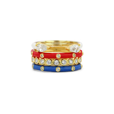 R203 SMU-SMU set of 4 Stack Rings