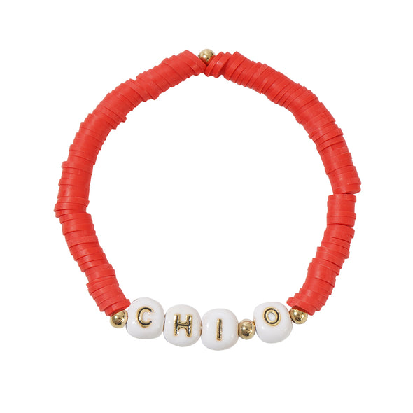 Go Greek: Sorority Vinyl Disc Bracelet