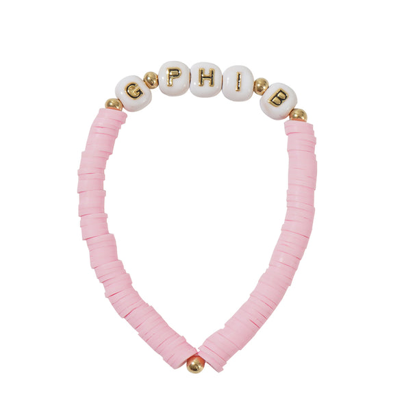 Go Greek: Sorority Vinyl Disc Bracelet