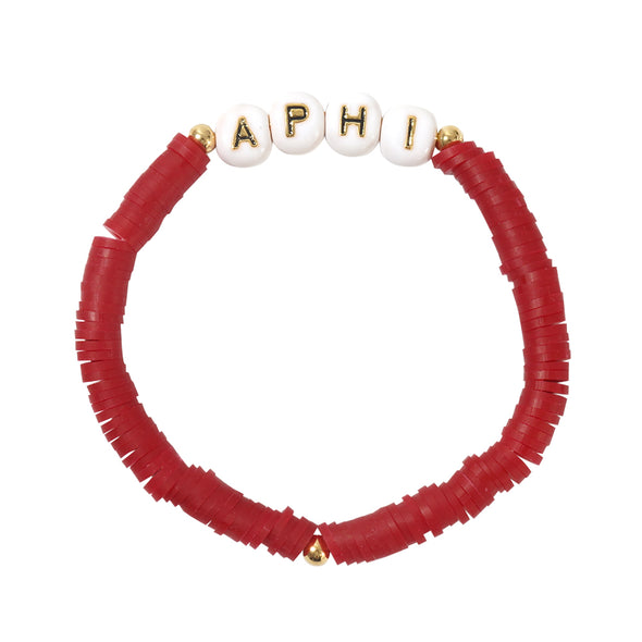 Go Greek: Sorority Vinyl Disc Bracelet