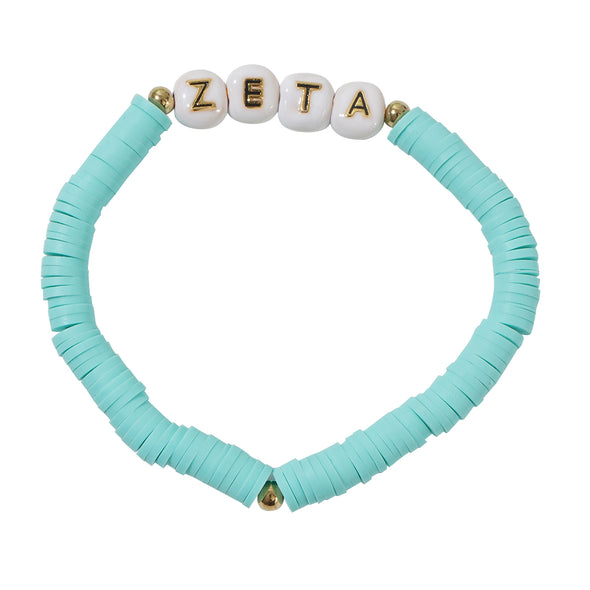 Go Greek: Sorority Vinyl Disc Bracelet