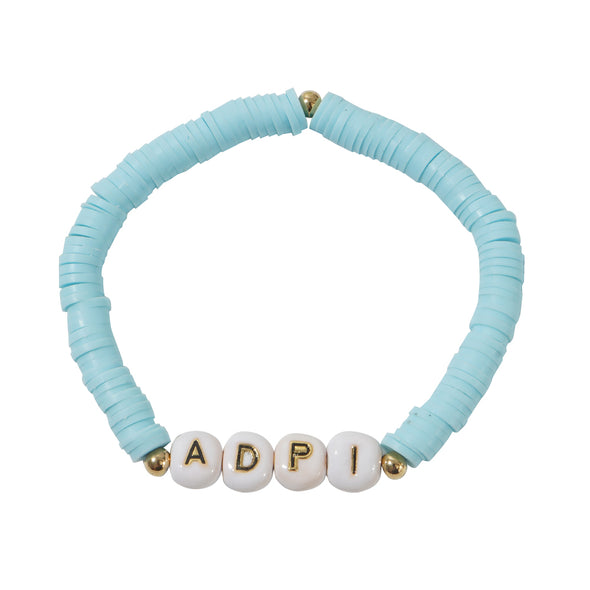 Go Greek: Sorority Vinyl Disc Bracelet