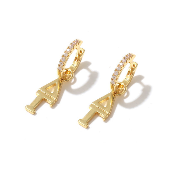E208 - DG -Delta Gamma Greek Letter earrings