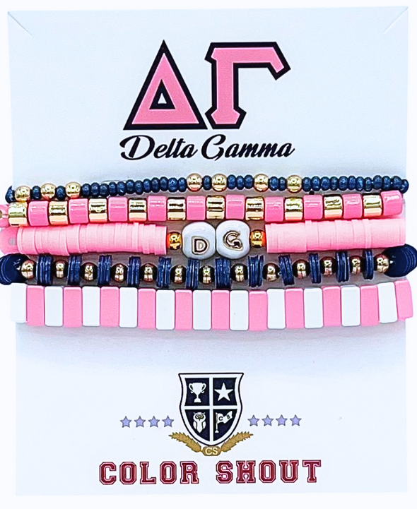 B204-Sorority 5 Bracelet Mega Stack