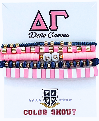 Delta Gamma 5 Bracelet Mega Stack