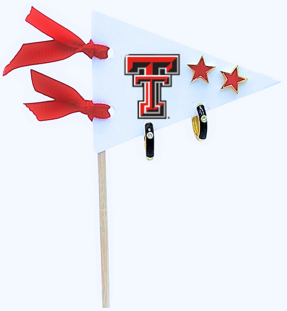 College: Pennant Pair Earring Set