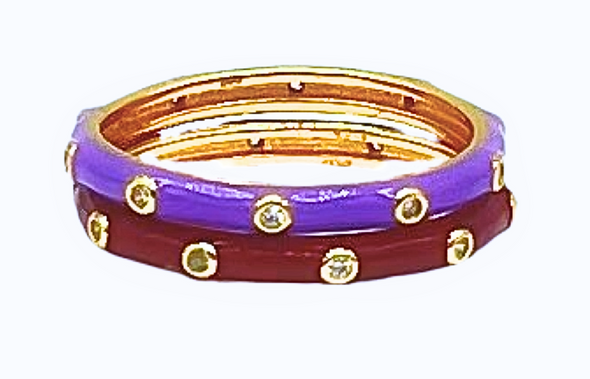R201 SK-Sigma Kappa: 2 Enamel Stack Ring Set