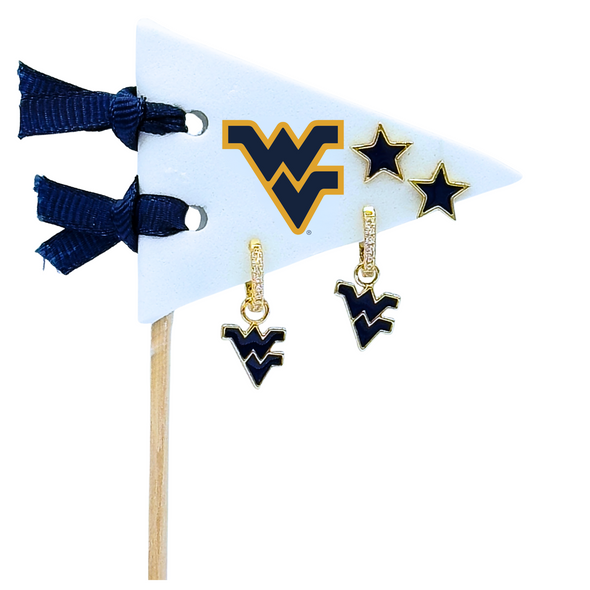 College: Pennant Pair Earring Set