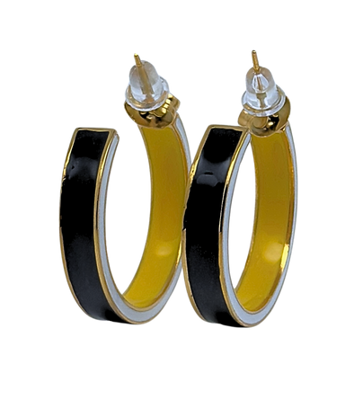 E206 - IOWA : University of Iowa 50/50 Enamel Hoops