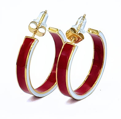 E206 - USC : University of South Carolina 50/50 Enamel Gameday Hoops