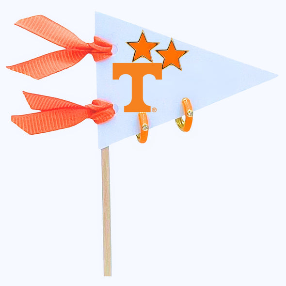 College: Pennant Pair Earring Set