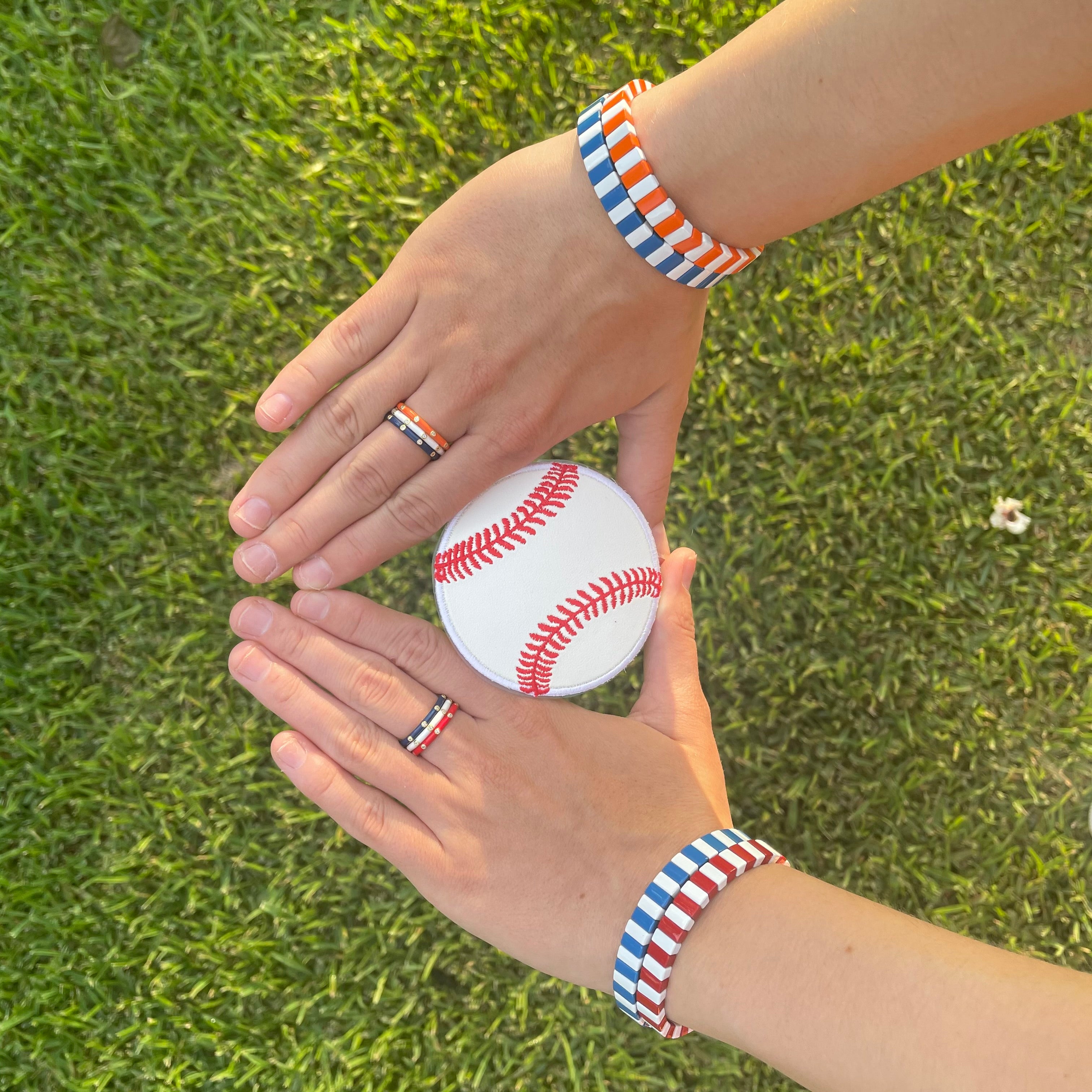 B203- Game Day: Team Colors Enamel Tile Double Stack – Color Shout