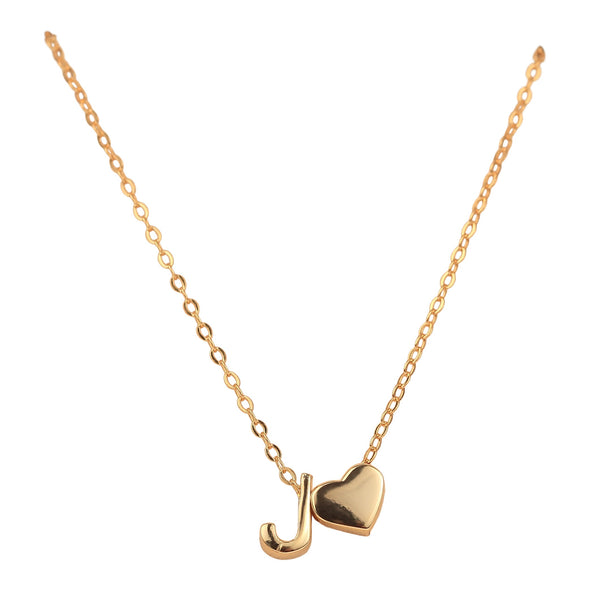 Happies: Love + Initial Necklace