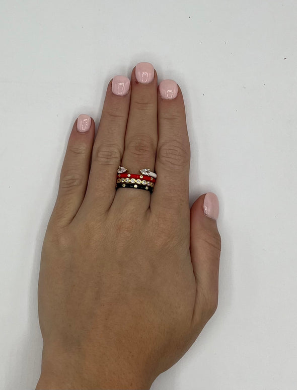 R203 AOP-Alpha Omicron Pi 4 Rings Stack