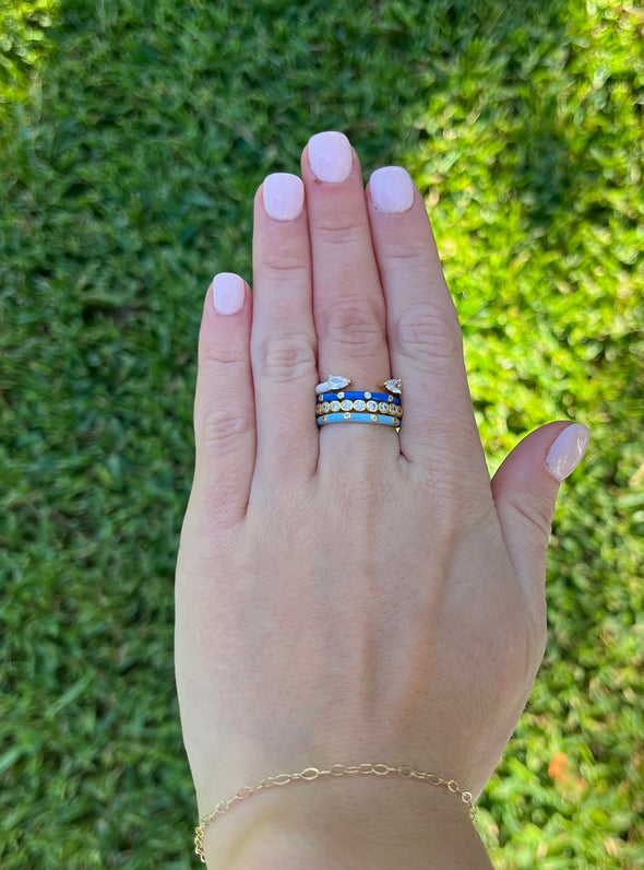 R203 KKG-Kappa Kappa Gamma 4 Stack Rings