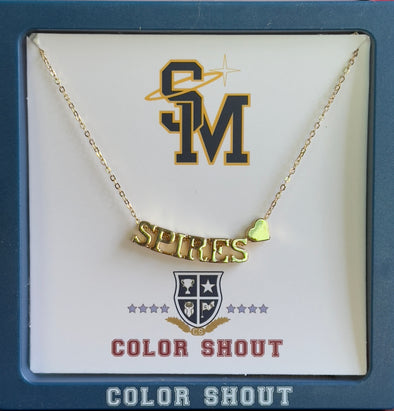 N202 - University of Saint Mary Heart Necklace