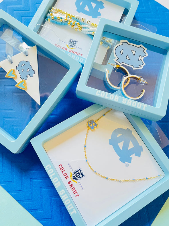 R207 - UNC: University of North Carolina 50/50 Stack Ring Set