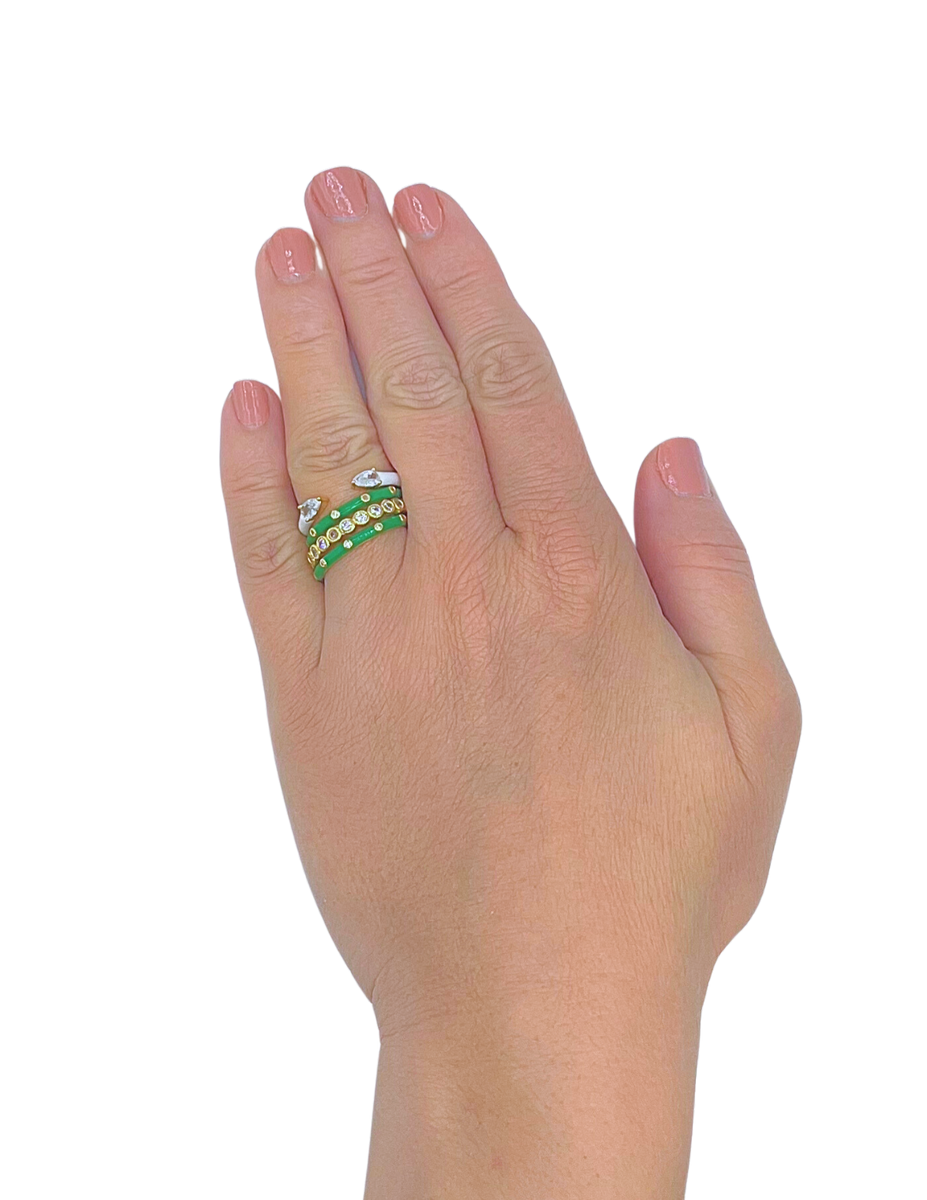 R203 KD-Kappa Delta 4 Stack Rings – Color Shout