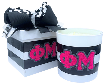 Phi Mu Candle