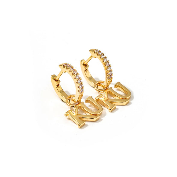College: Pennant Pair Earring Set