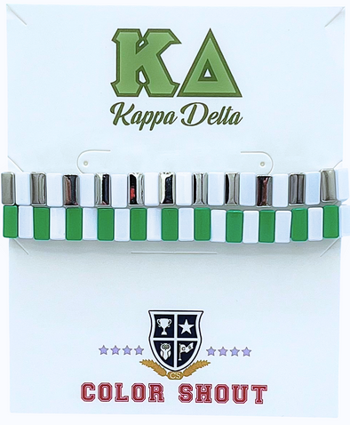 B203 KD-Kappa Delta Enamel Tile Double Stack