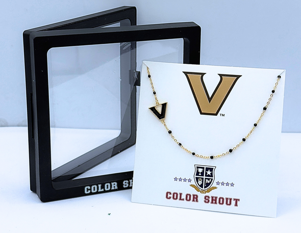 N201 - VAN : Vanderbilt University Side Logo Necklace