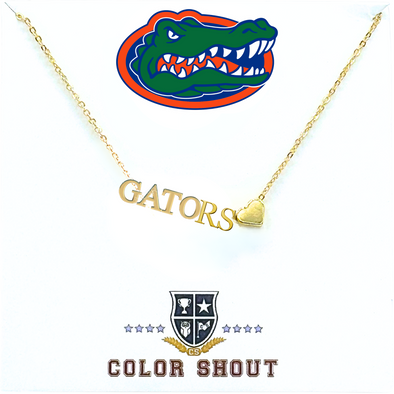 N202 - FL: University of Florida heart necklace