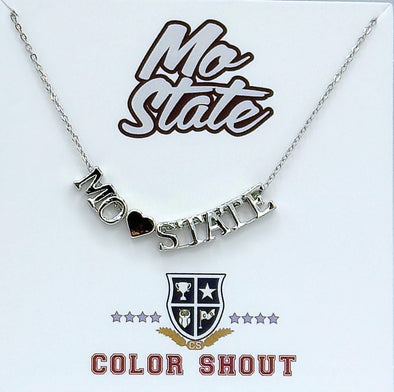 N202 (W) - MOST Missouri State heart necklace