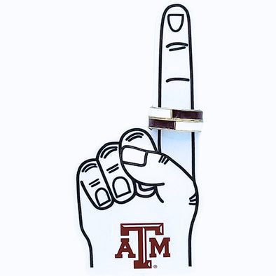 R207 - TAM: Texas A&M University 50/50 Stack Ring Set