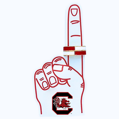 R207 - USC: University of South Carolina 50/50 Stack Ring Set