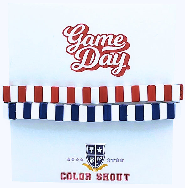 Game Day: Team Colors Enamel Tile Double Stack