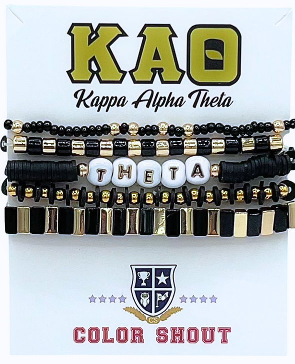 B204-Sorority 5 Bracelet Mega Stack